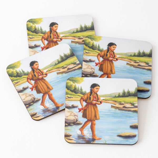 Item preview, Native American River Girl designed and sold by Naomi Gutierrez Parrish.