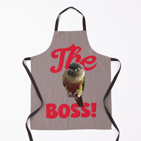Item preview, The Boss Green Cheek Conure design | Conure | Small Parrot | Parakeet | Parrot lover designed and sold by TatianaLG.