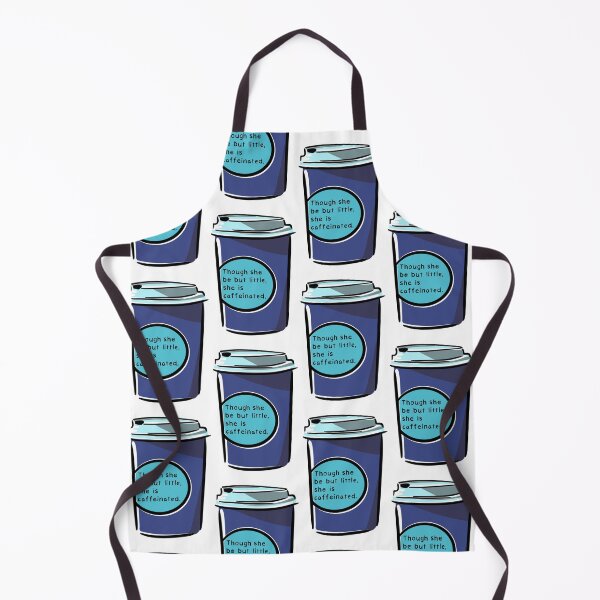 Item preview, Though She Be But Little, She Is Caffeinated (Blue and Teal) designed and sold by O1RSH.
