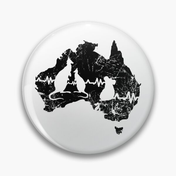 Item preview, Australian Heartbeats are Koalas and Kangaroos in white designed and sold by Manoroma.