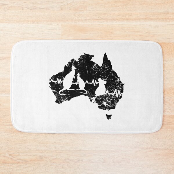 Item preview, Australian Heartbeats are Koalas and Kangaroos in white designed and sold by Manoroma.
