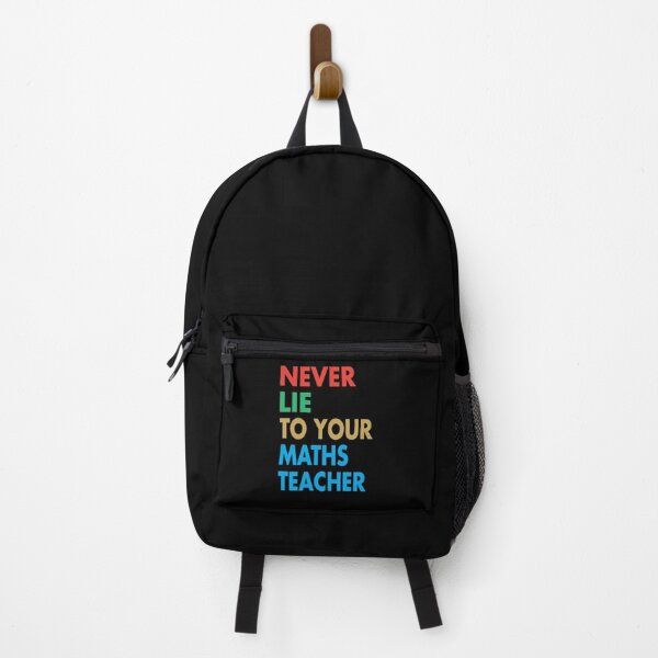Item preview, NEVER LIE TO YOUR Maths Teacher, Funny Mathematics Teacher Gift designed and sold by Mannoucha ⭐⭐⭐⭐⭐ ( 1,978 reviews ).
