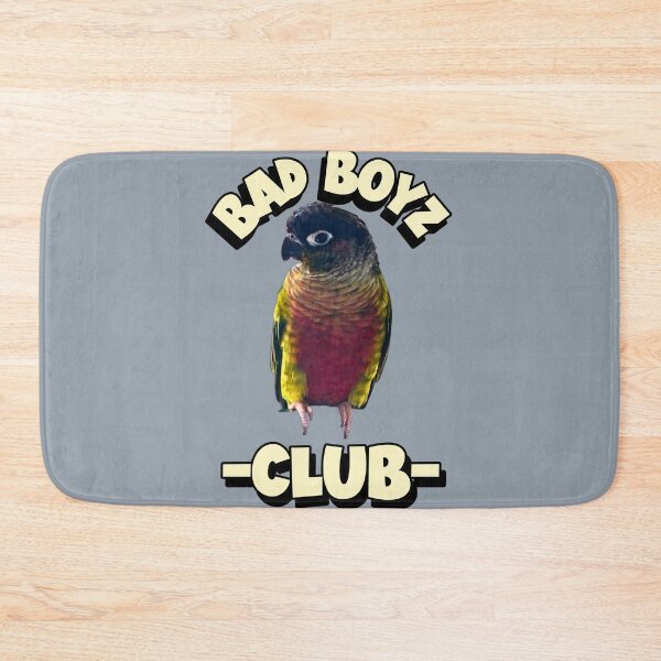 Item preview, Bad Boyz Club Green Cheek Conure design | Conure | Small Parrot | Parakeet | Parrot lover designed and sold by TatianaLG.
