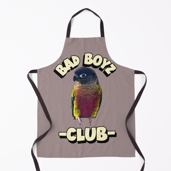 Item preview, Bad Boyz Club Green Cheek Conure design | Conure | Small Parrot | Parakeet | Parrot lover designed and sold by TatianaLG.