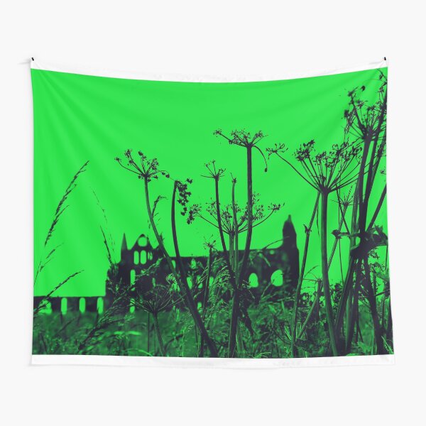 Whitby Abbey in Green Tapestry
