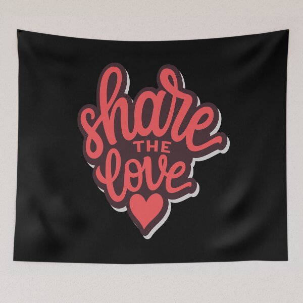 Item preview, Share the love designed and sold by pqrstshirts.