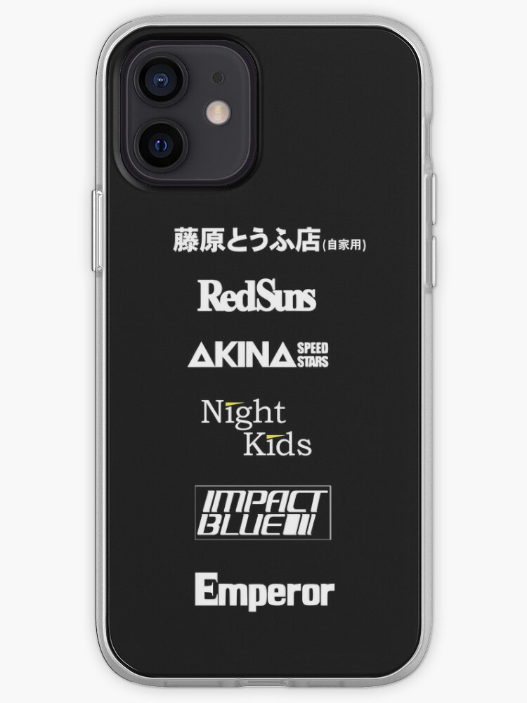 Initial D Team Logos Iphone Case Cover By Alice555 Redbubble