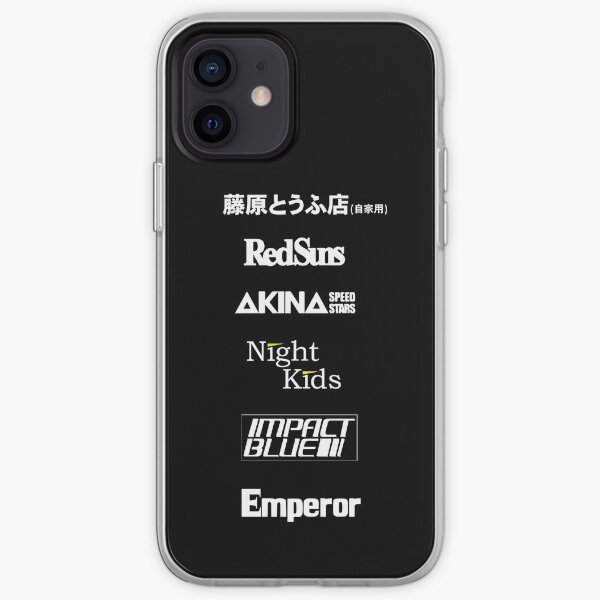 Initial D Team Logos iPhone Soft Case