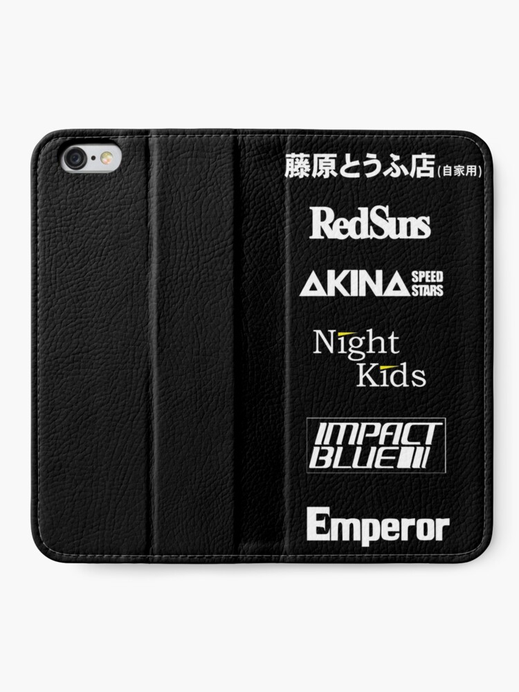 Initial D Team Logos Iphone Wallet By Alice555 Redbubble