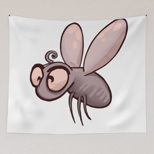 Item preview, Cute Fly Drawing designed and sold by WeHeartAnimals.