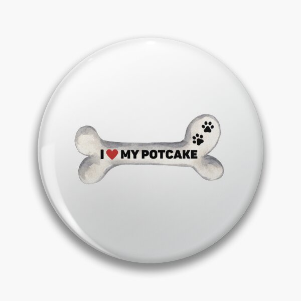 Item preview,  I Love My Potcake on bone for Dog Lover Dad Mom designed and sold by EsraaBaniOdeh.