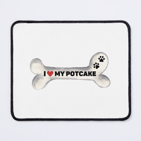 Item preview, I Love My Potcake on bone for Dog Lover Dad Mom designed and sold by EsraaBaniOdeh.