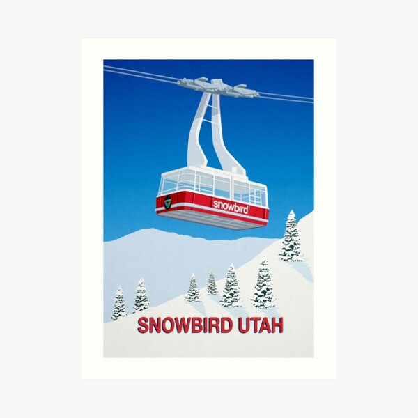 Snowbird Ski Resort Art Print