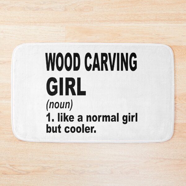 Item preview, Wood carving Girl Like A Normal Girl But Cooler,Wood carving Lovers Gift designed and sold by Dogs Geeky⭐⭐⭐⭐⭐.