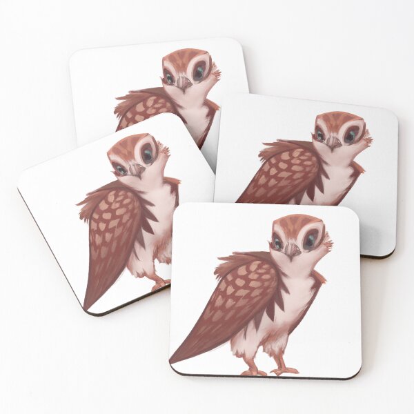 Item preview, Cute Falcon Drawing designed and sold by WeHeartAnimals.