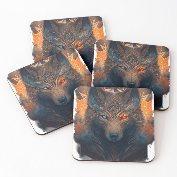 Item preview, Blue and Red Eyes Wolf designed and sold by reneromt.