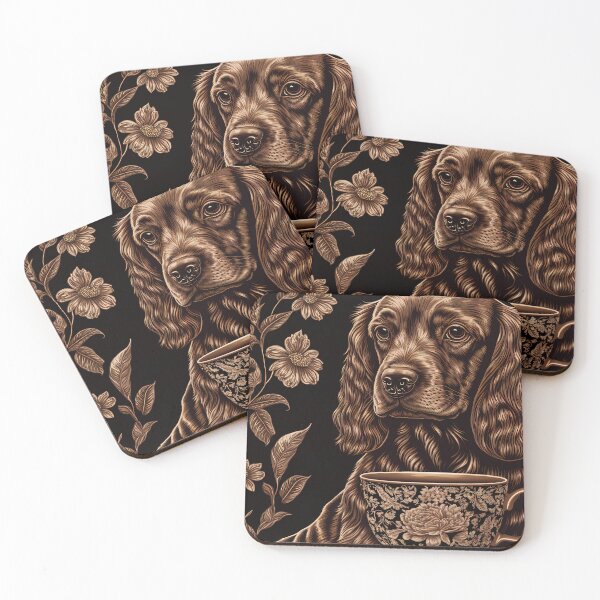Item preview, Coffee and Cocker Spaniel Dog  designed and sold by Juliascutecornr.