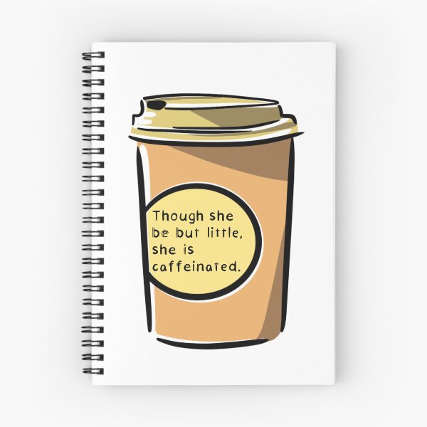 Item preview, Though She Be But Little, She Is Caffeinated (Orange) designed and sold by O1RSH.