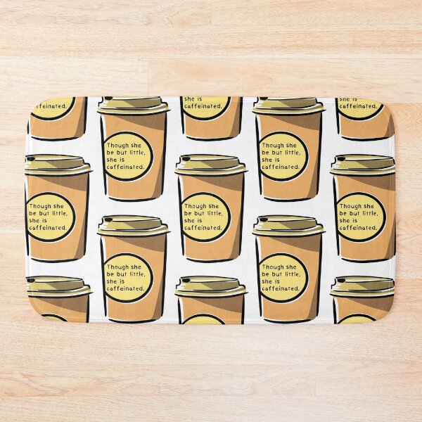 Item preview, Though She Be But Little, She Is Caffeinated (Orange) designed and sold by O1RSH.