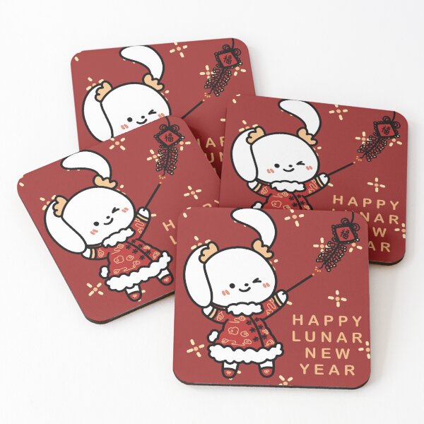 Item preview, Happy Lunar New Year Bunny designed and sold by Cece Xu.
