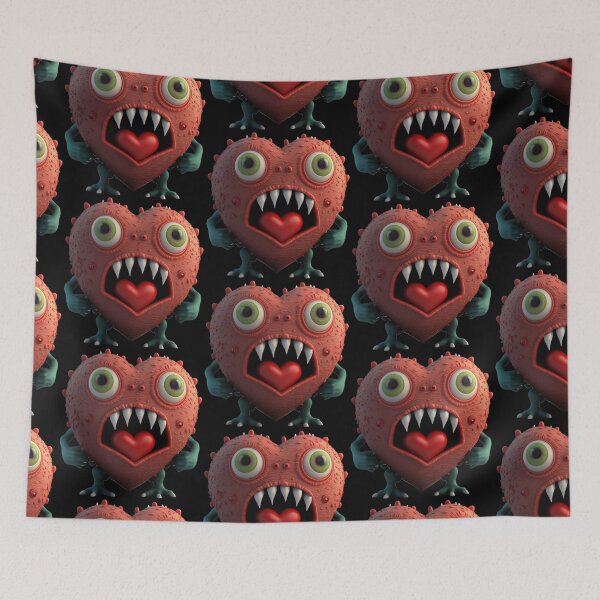 Item preview, Happy Valentines Day Monster v003 designed and sold by Scrumptious Designs.