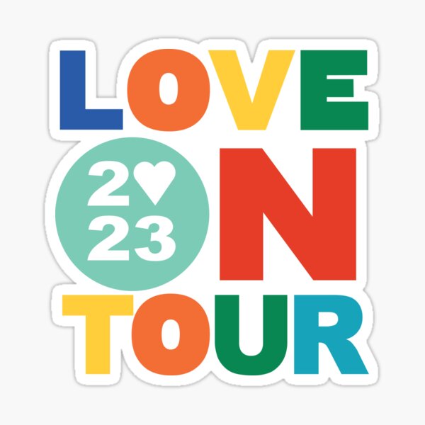 L'AMOUR EN TOURNÉE 2023 Sticker