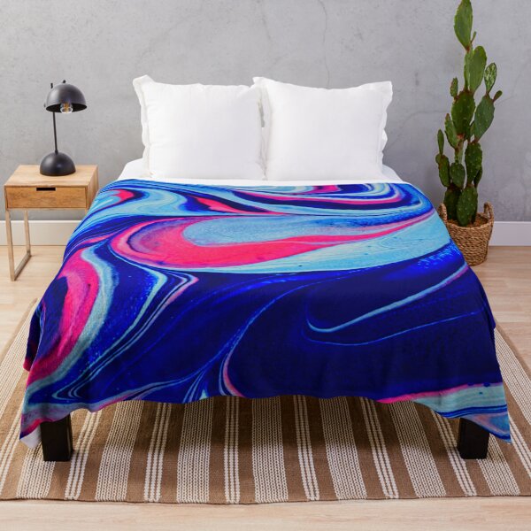 Item preview, Abstract Water Swirls  Blues and Pinks  designed and sold by Athena Milonas.