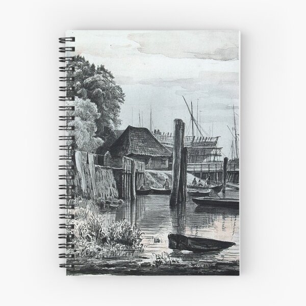 Item preview, Port of Hamburg by Adolph Vollmer designed and sold by tomorrowsart.