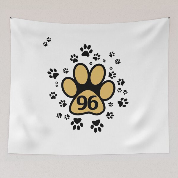 Item preview, 96 - number with animal paws designed and sold by MadandMean.