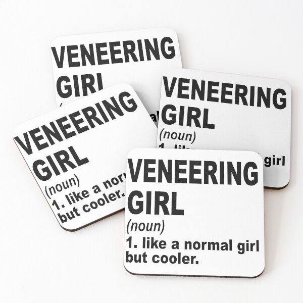Item preview, Veneering Girl Like A Normal Girl But Cooler,Veneering Lovers Gift designed and sold by Dogs Geeky⭐⭐⭐⭐⭐.