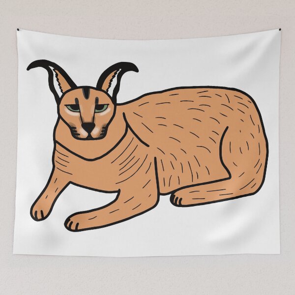 Item preview, Big Floppa Caracal  designed and sold by Softsi.