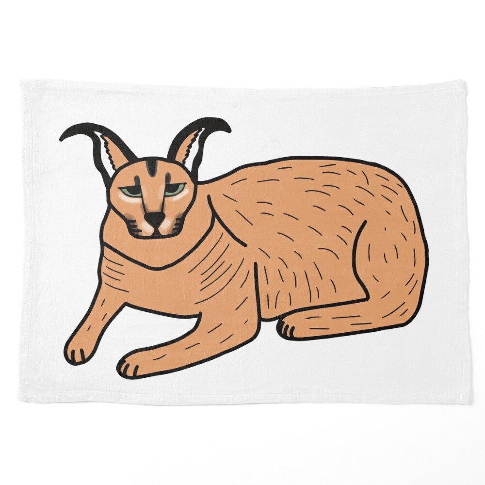 FLOPPA CAT \ CARACALS / GOOD AT MATH Art Board Print for Sale by Mad-Boy