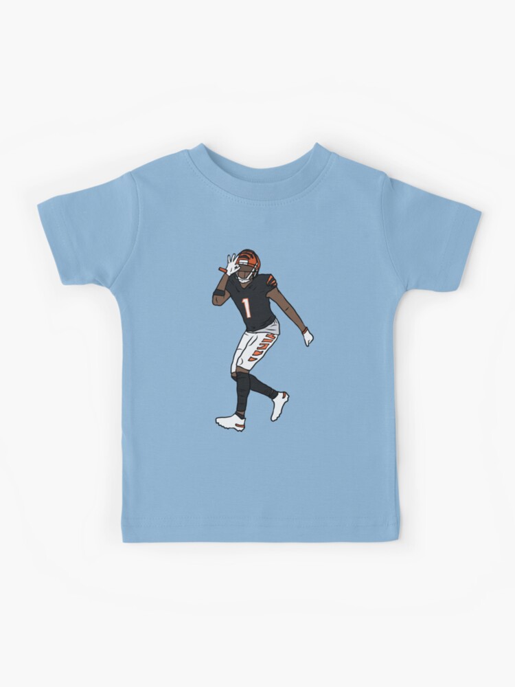 Ja'Marr Chase Celebration 3 Kids T-Shirt for Sale by RatTrapTees