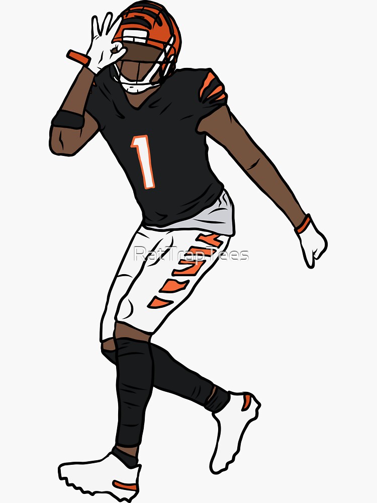 Jaylen Waddle Celebration Sticker for Sale by RatTrapTees