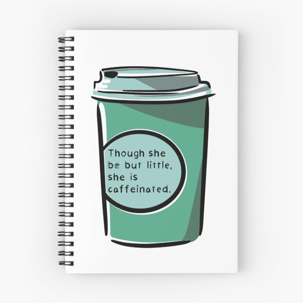 Item preview, Though She Be But Little, She Is Caffeinated (Green) designed and sold by O1RSH.