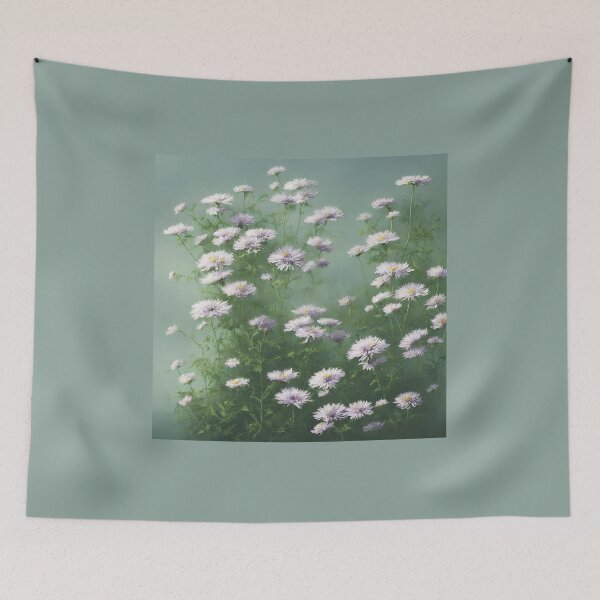 Item preview, Wild September Asters designed and sold by FamiliarPufferfish.