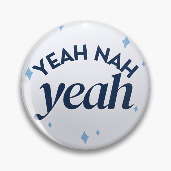 Item preview, Yeah Nah Yeah Circle designed and sold by KGoPrintables.