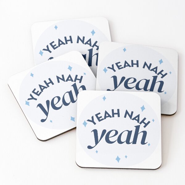 Item preview, Yeah Nah Yeah Circle designed and sold by KGoPrintables.