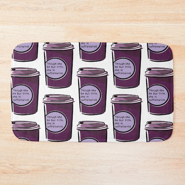 Item preview, Though She Be But Little, She Is Caffeinated (Purple) designed and sold by O1RSH.