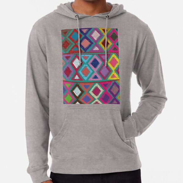 Striped aztec geometric multicolor zipper sweatshirt store