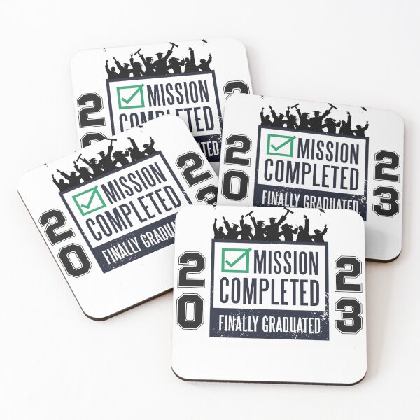 Item preview, Graduation 2023 Mission Completed designed and sold by Fun-T-Shirts.
