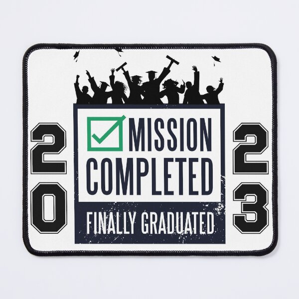 Item preview, Graduation 2023 Mission Completed designed and sold by Fun-T-Shirts.