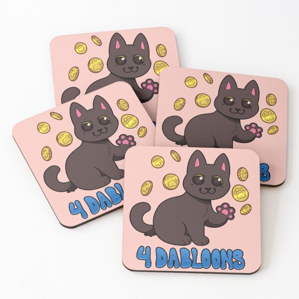Item preview, 4 Dabloons designed and sold by catvinyls.