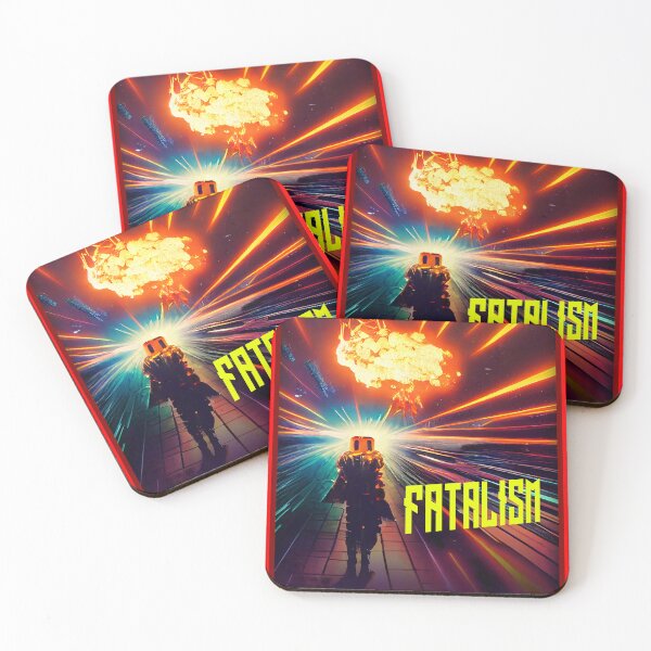 Item preview, Fatalism | 80s Sci-fi and Videogames Inspired Art Covers designed and sold by PlaTolstoy.
