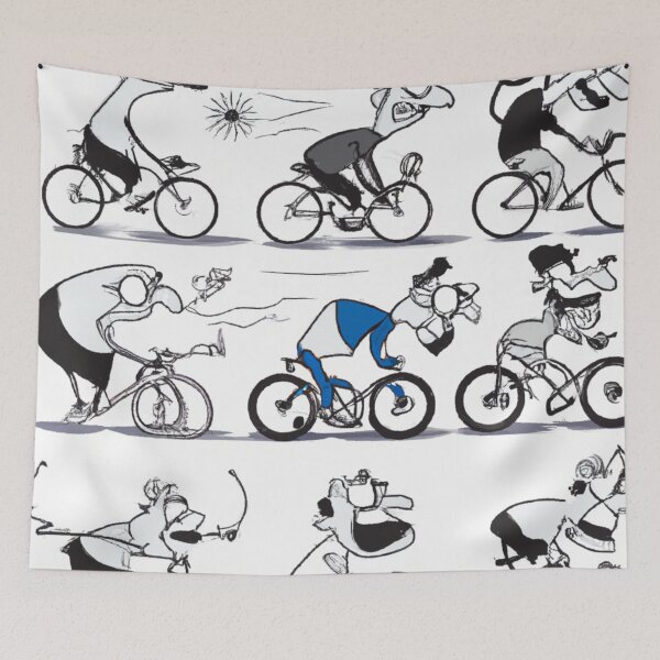 Item preview, "Cycling: The Only Sport Where You Get to Wear Lycra and Pretend You're a Superhero" designed and sold by rdreubss7.