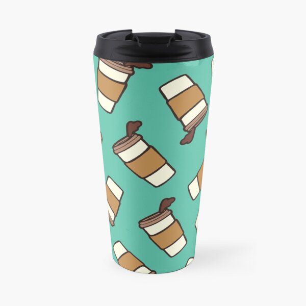 Take it Away Coffee Pattern Travel Mug