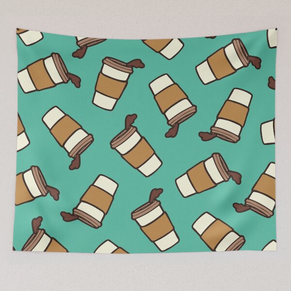 Item preview, Take it Away Coffee Pattern designed and sold by evannave.