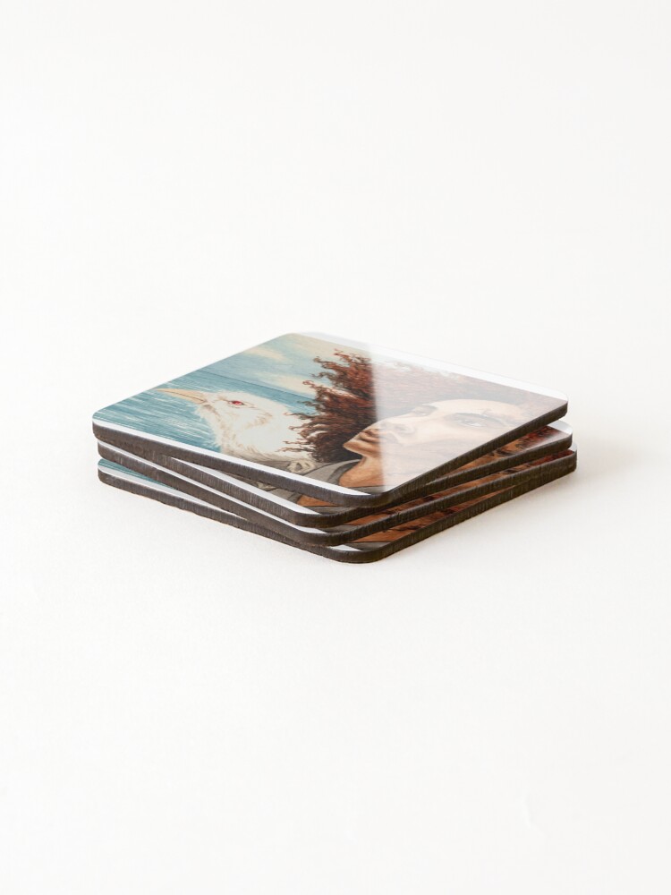 Thumbnail 4 of 5, Coasters (Set of 4), Wistful designed and sold by Reymonkey.