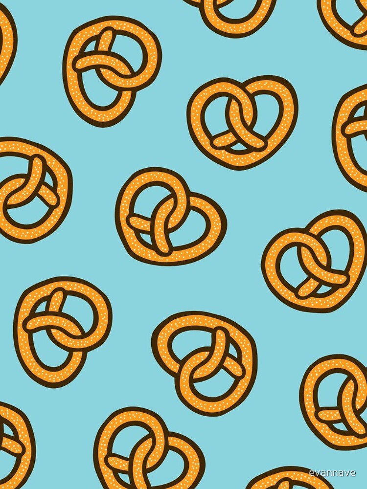 I Heart Pretzels Pattern by evannave
