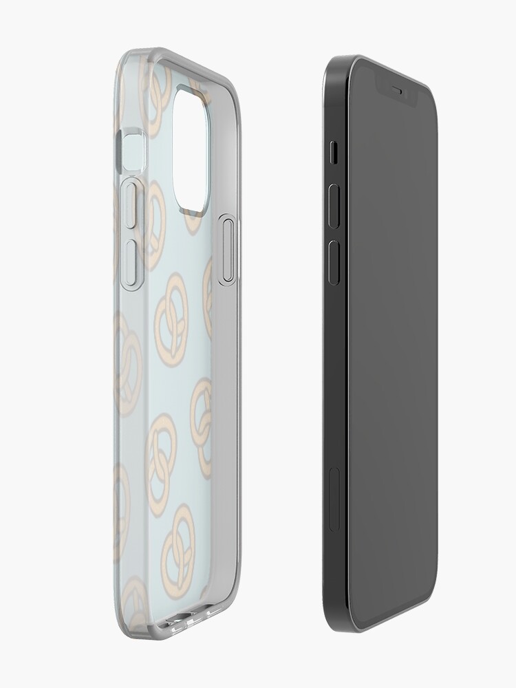 Alternate view of I Heart Pretzels Pattern iPhone Case & Cover